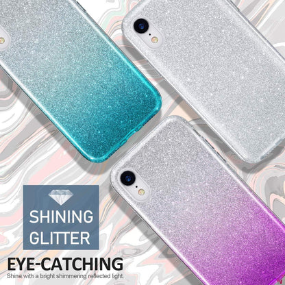 Iphone XR Case,Bling Sparkle Cute Girls Women Protective Case for Iphone XR 6.1"(Red)